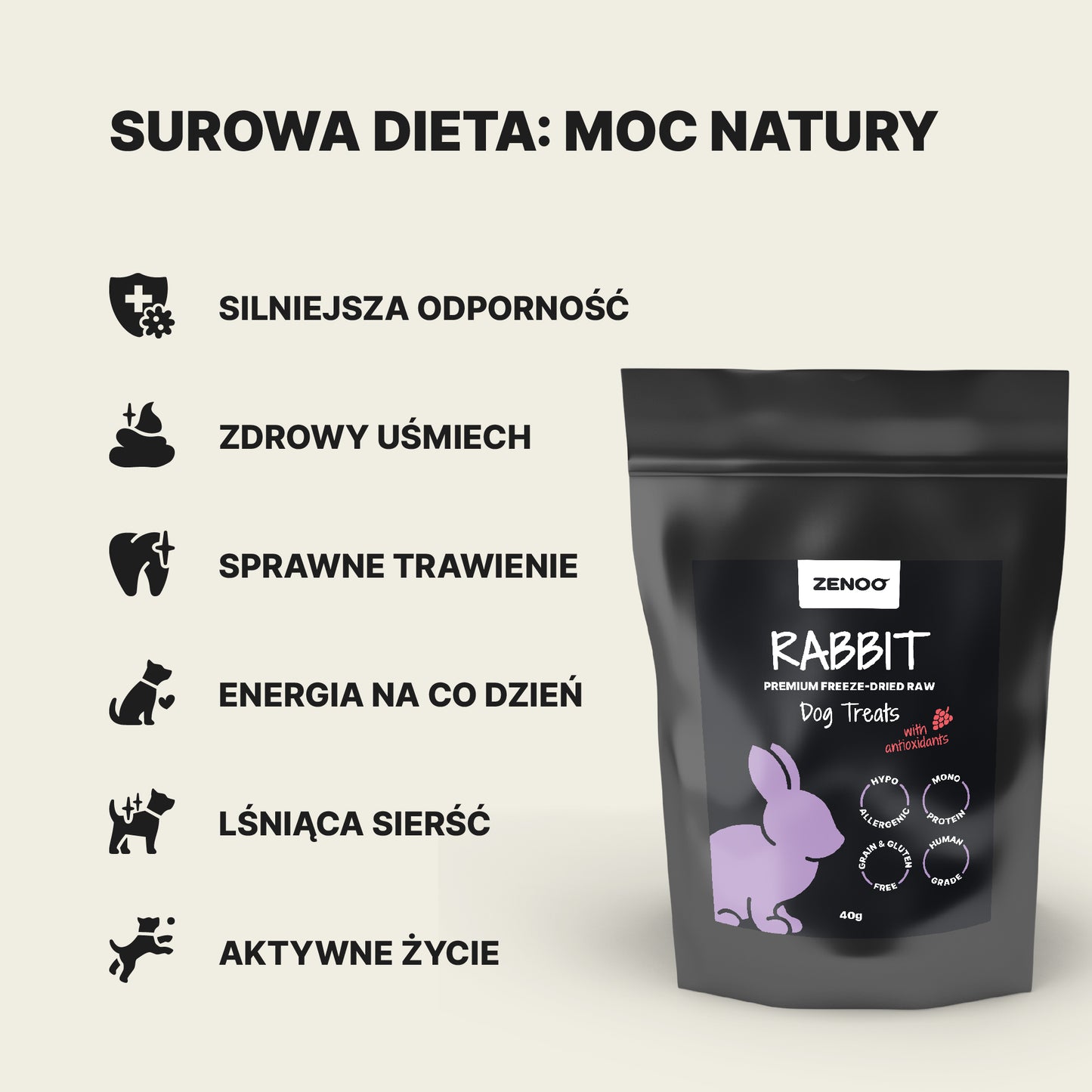 Liofilizowane Przysmaki z Królika