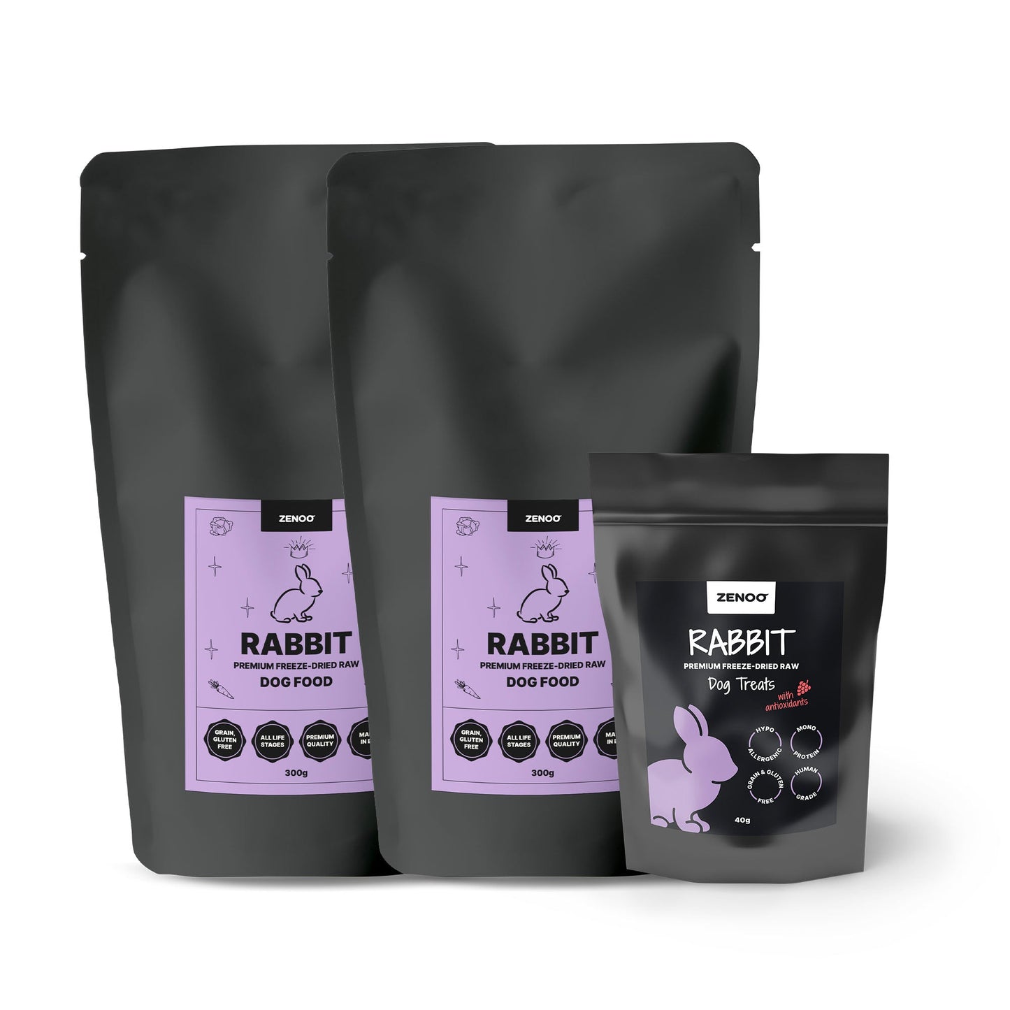 2 Rabbit Food + Snacks Bundle